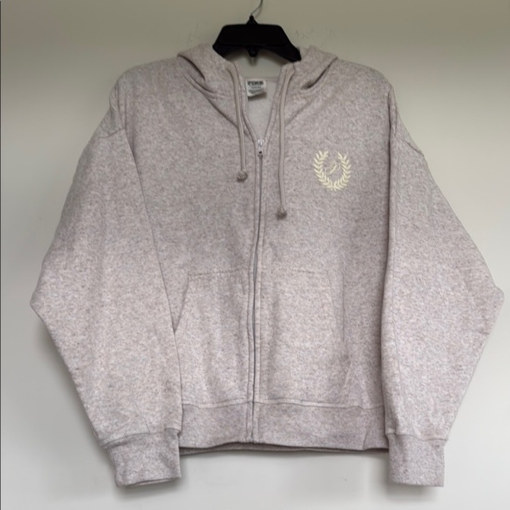 Pink Victoria’s Secret  Gray Hoodie